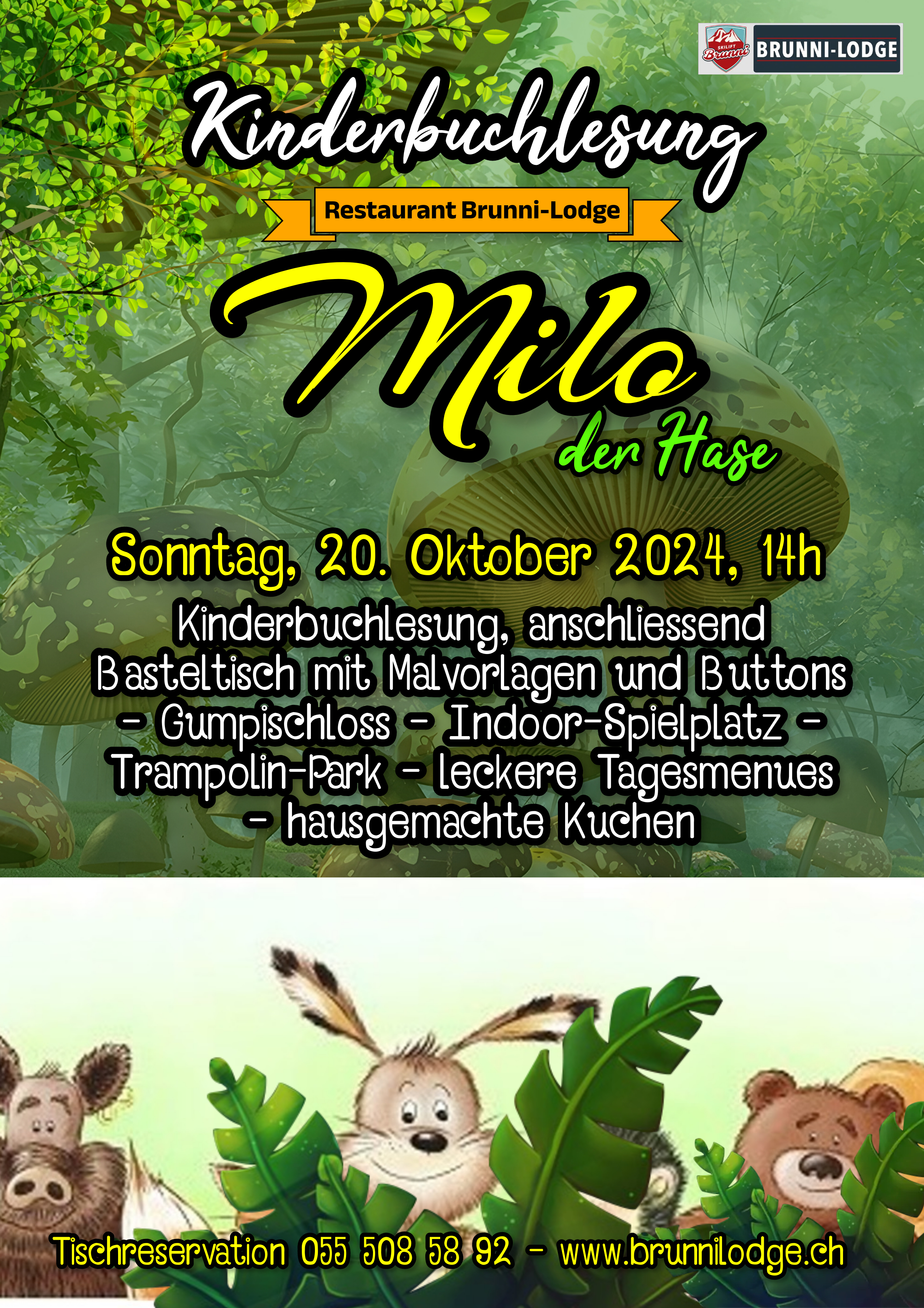 Kinderbucherzählung Milo der Hase